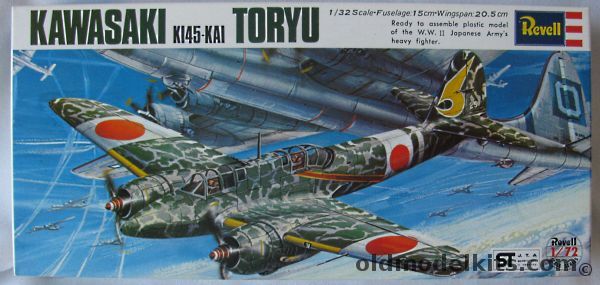 Revell 1/72 Kawasaki Ki-45 KA1c Kai Toryu - Japan Issue, H104-300 plastic model kit